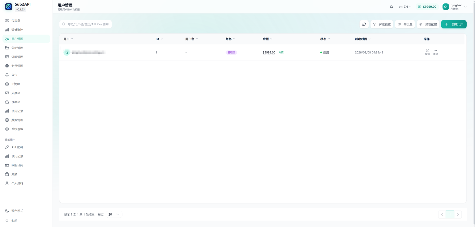 Api Saba2 搭建大模型 API 中转并用于国内数据蒸馏:基于 sub2api 的部署 - QingHao's Blog